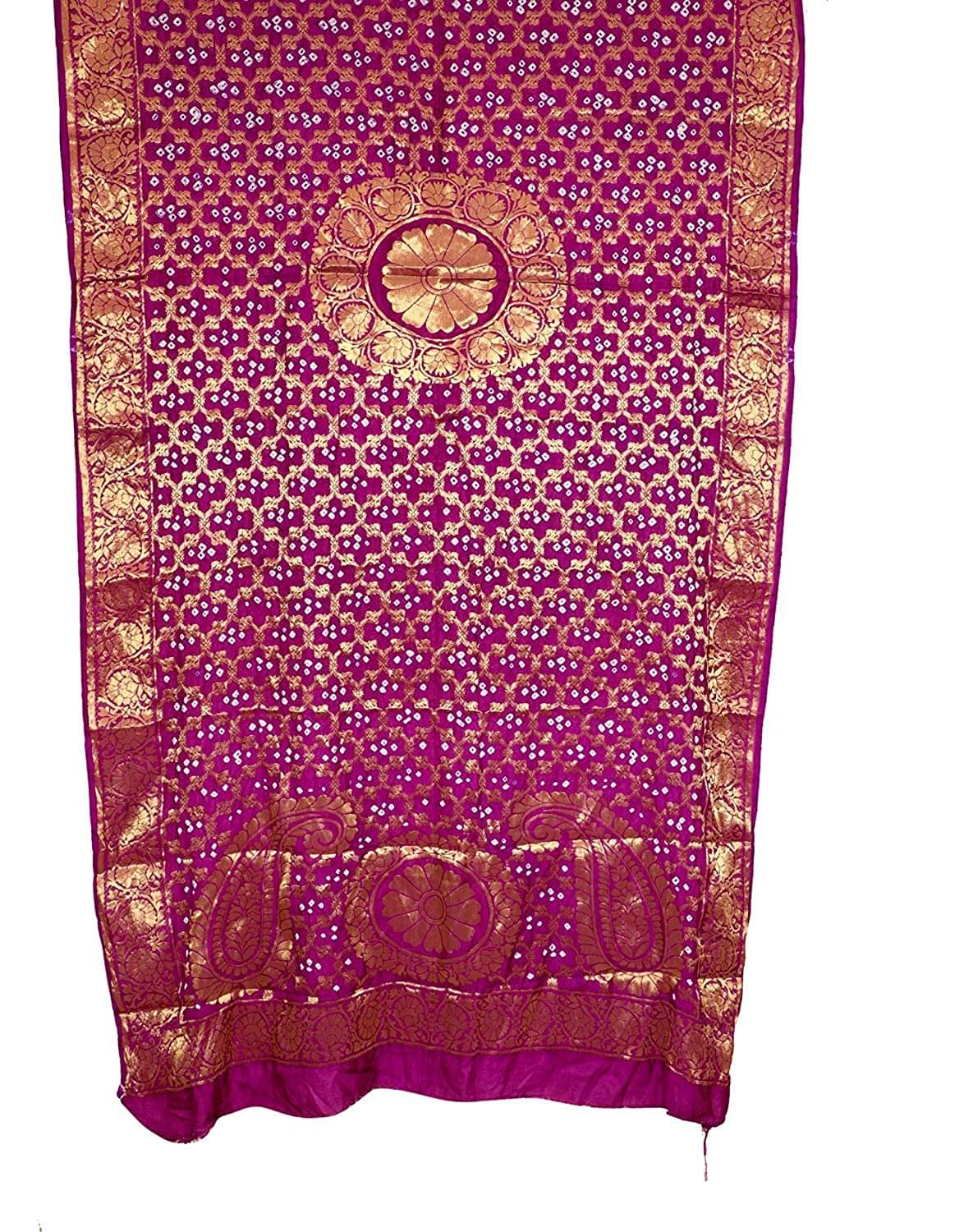 Raj Purple Banarasi Silk Dupatta Raj Purple Banarasi Silk Dupatta