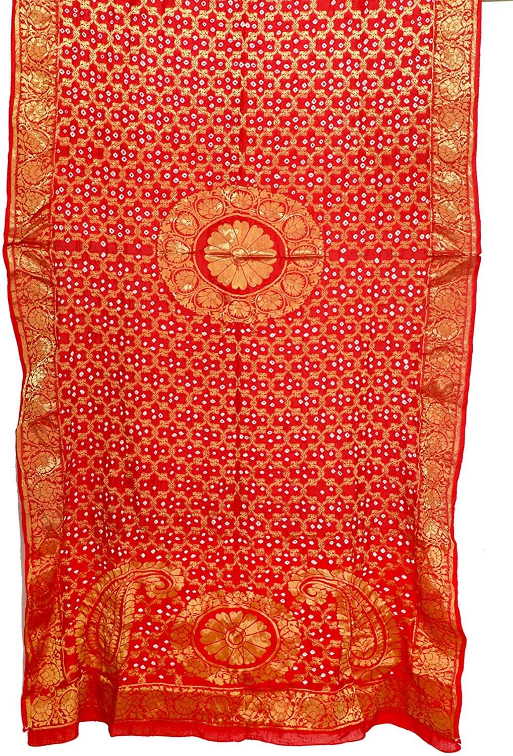 Raj Red Banarasi Silk Dupatta Raj Red Banarasi Silk Dupatta