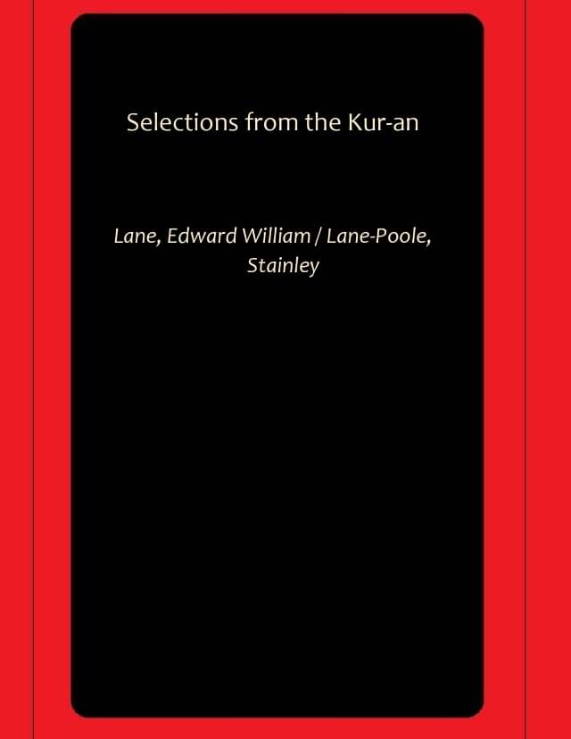     			Selections from the Kur-an