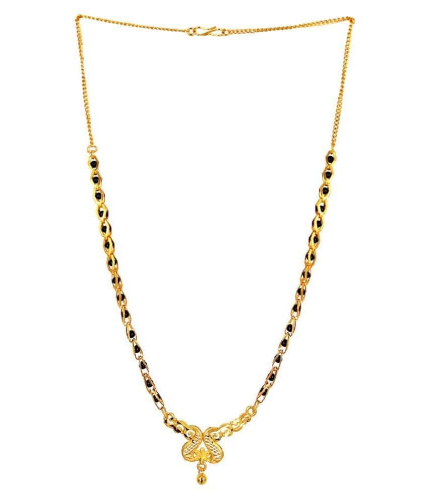 Shankhraj Mall Gold Plated Letest & Designer Mangalsutra For Women-100277