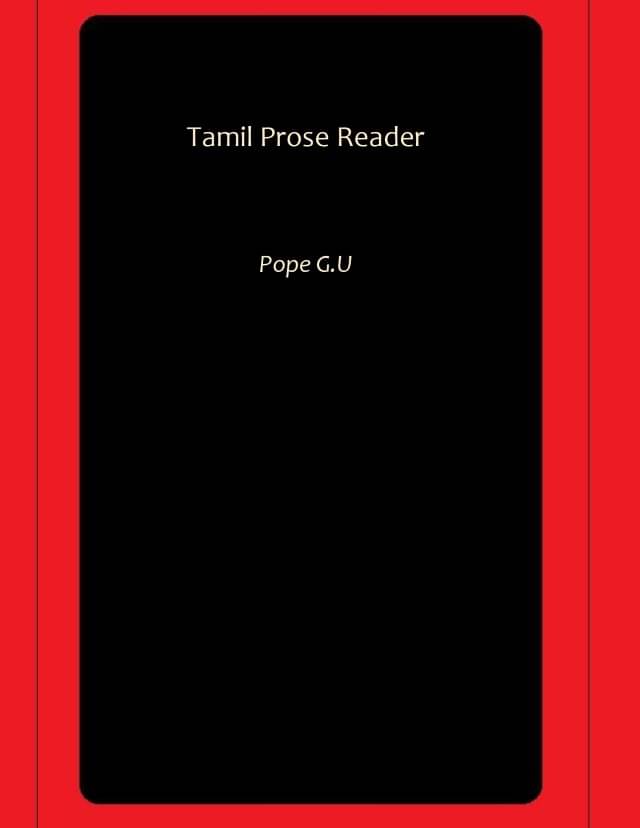     			Tamil Prose Reader
