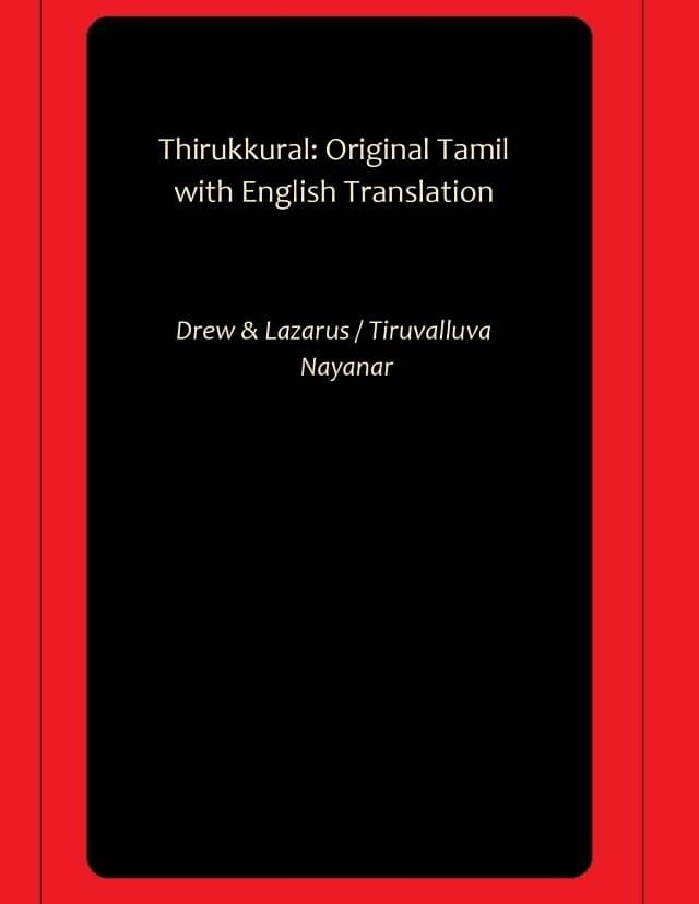    			Thirukkural: Original Tamil with English Translation