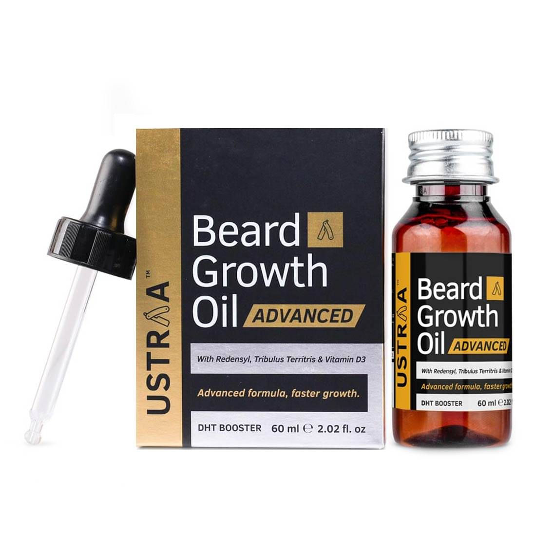     			Ustraa Beard Growth Oil- Advanced - 60 ml