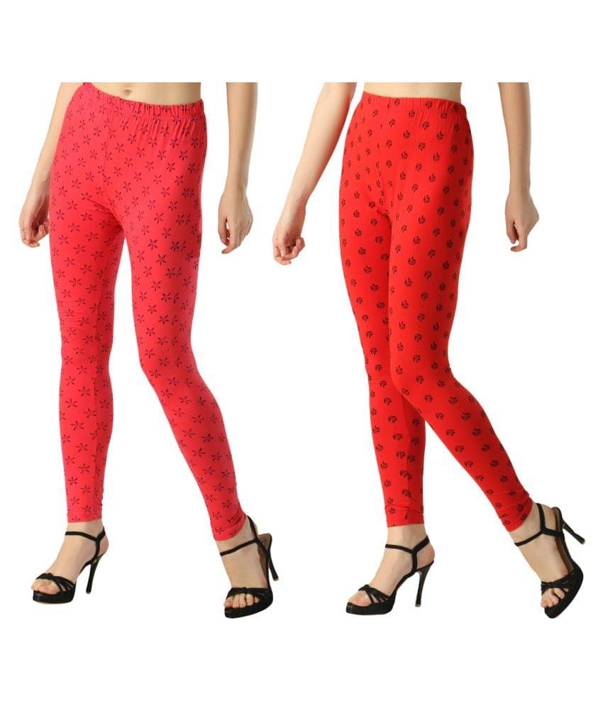     			FnMe Cotton Lycra Pack of 2 Leggings