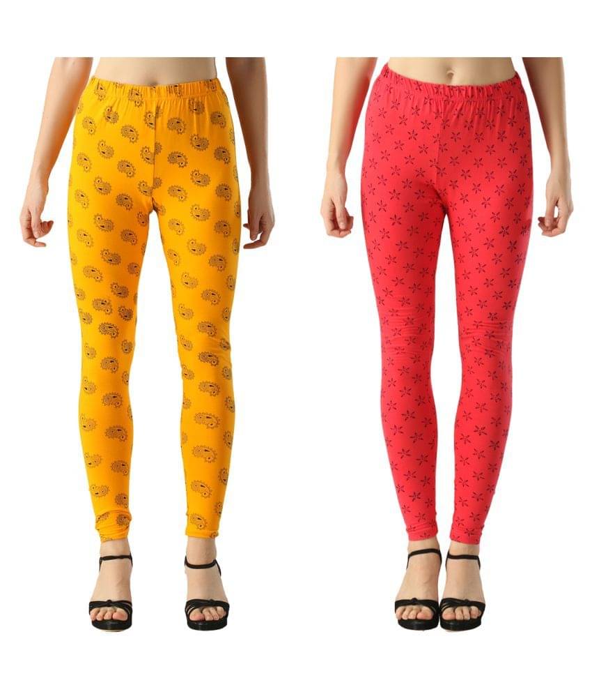     			FnMe Cotton Lycra Pack of 2 Leggings