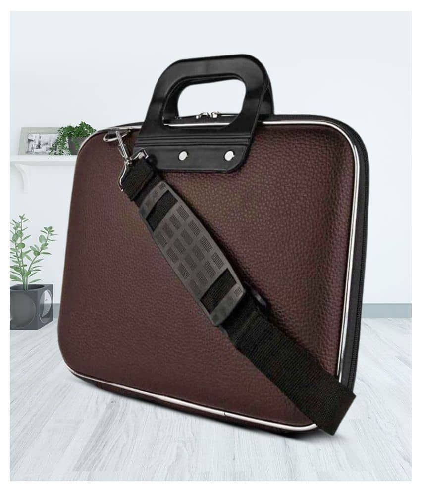 Universal Traveller Brown P.U. Office Bag