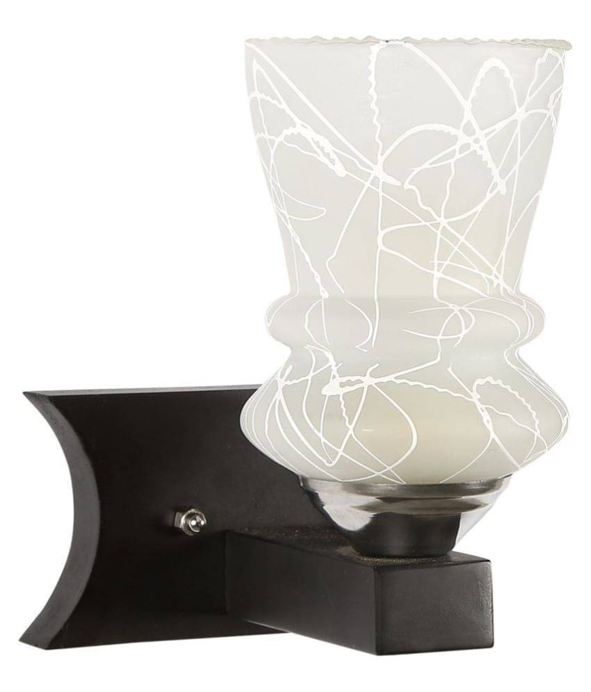 AFAST Decorative & Dsigner Glass Wall Light White - Pack of 1 AFAST Decorative & Dsigner Glass Wall Light White - Pack of 1