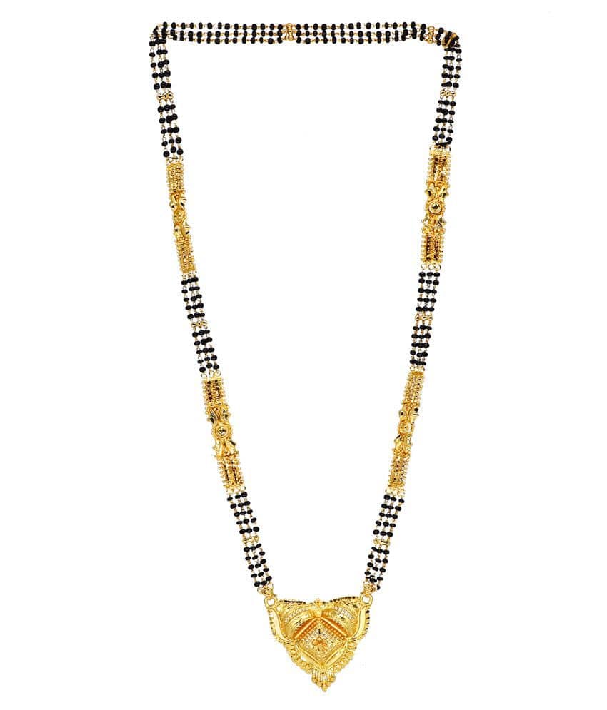 Shankhraj Mall Gold Plated Letest & Designer Mangalsutra For Women-100262