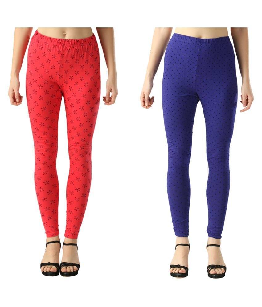     			FnMe Cotton Lycra Pack of 2 Leggings