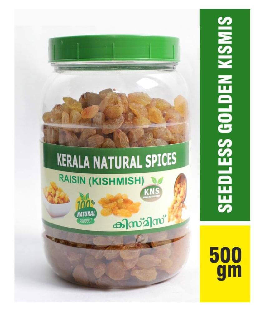 KERALA NATURAL 500gm golden Raisin (Kishmish) 500 g KERALA NATURAL 500gm golden Raisin (Kishmish) 500 g
