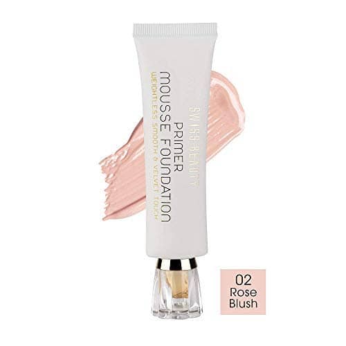 Swiss Beatuy Primer Mousse Foundation (Rose Blush), 40ml