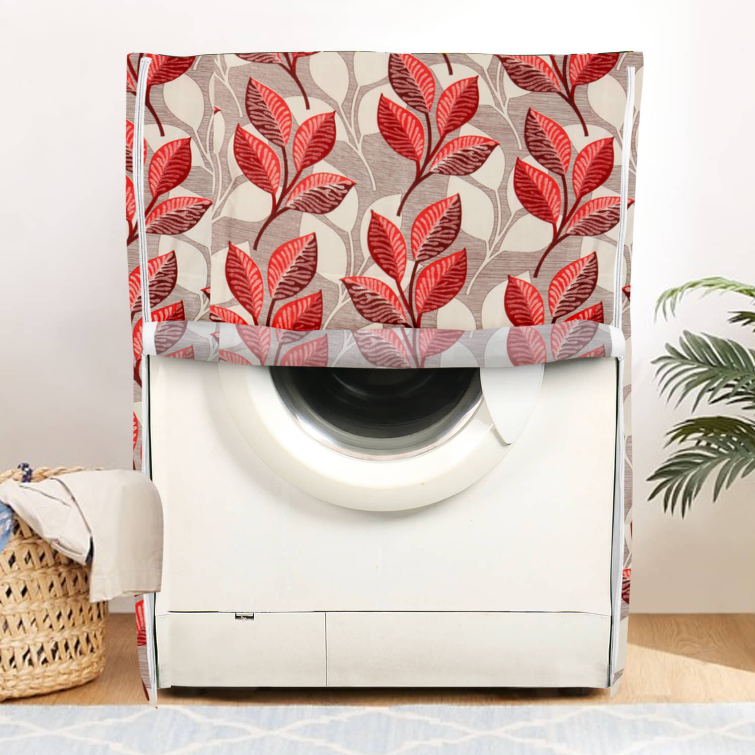 E-Retailer Single Polyester Pink Washing Machine Cover for Universal 7 kg Front Load E-Retailer Single Polyester Pink Washing Machine Cover for Universal 7 kg Front Load