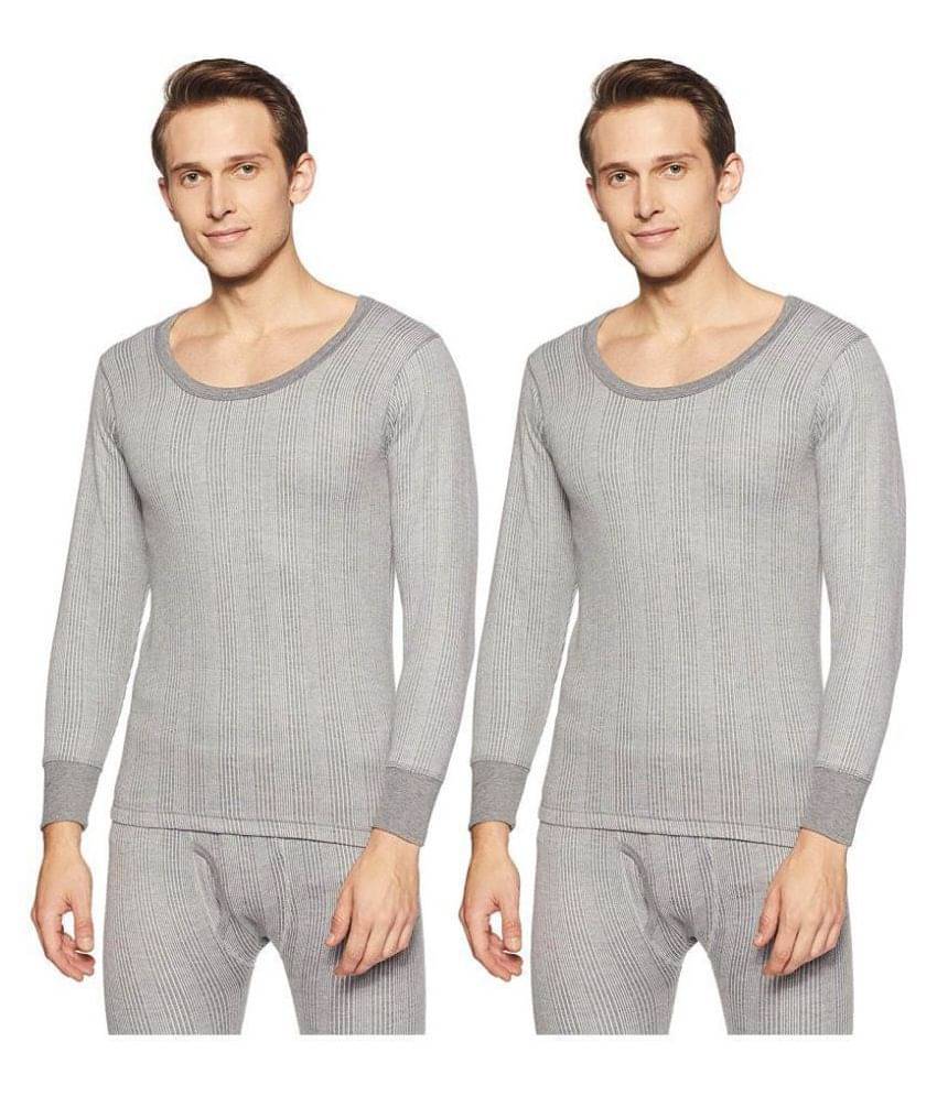 Dixcy Scott Grey Thermal Upper Pack of 2 Dixcy Scott Grey Thermal Upper Pack of 2