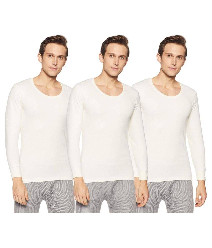Dixcy Scott White Thermal Upper Pack of 3 Dixcy Scott White Thermal Upper Pack of 3