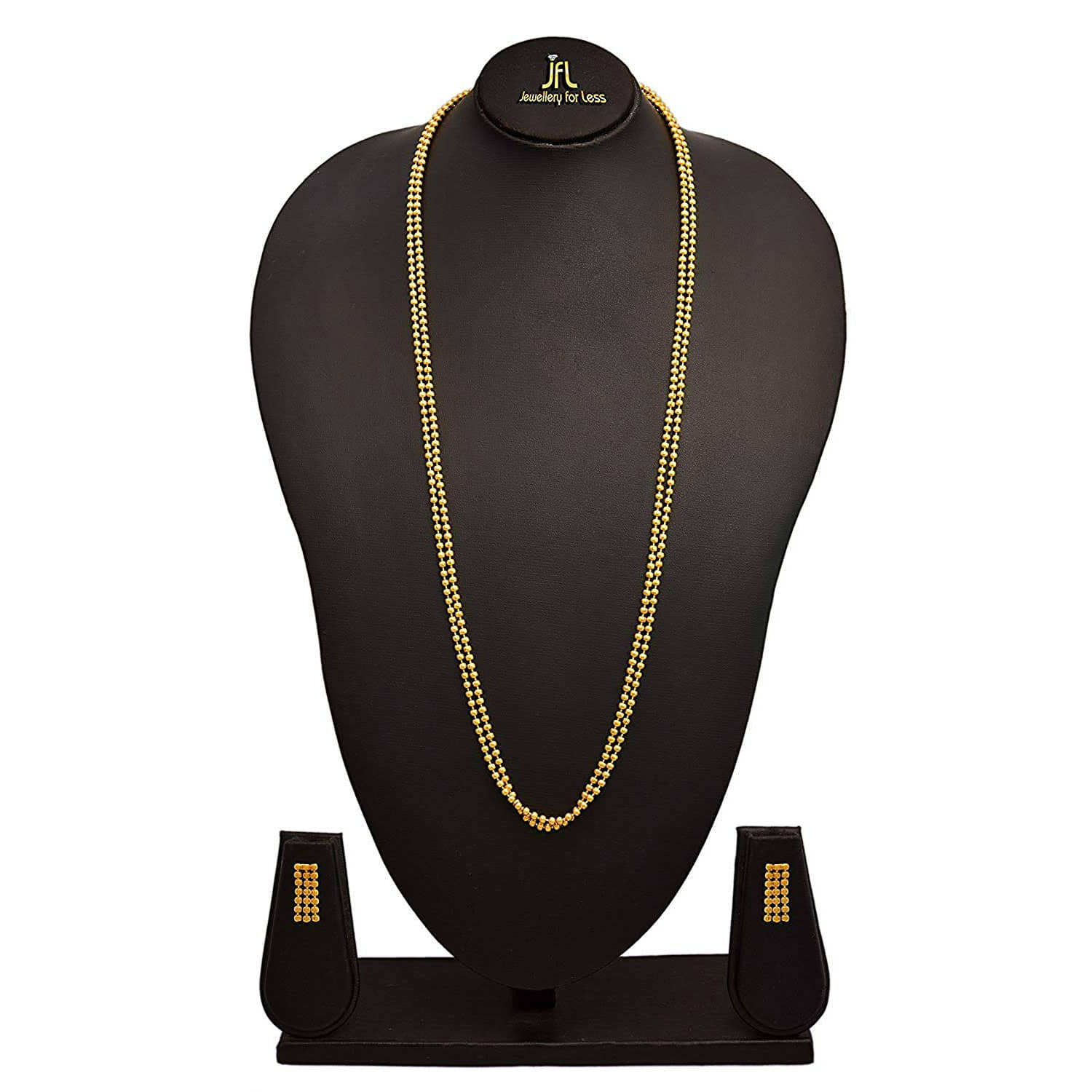 JFL - Jewellery For Less Golden Copper Necklace Set ( Pack of 1 )
