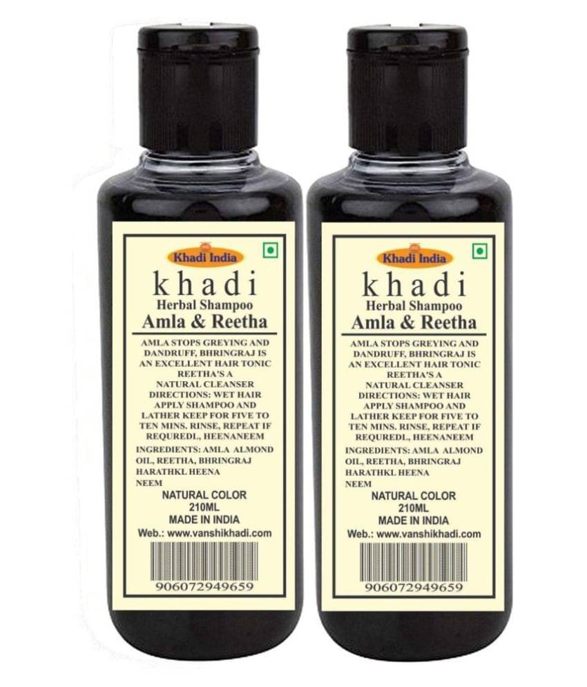     			Khadi Herbal Amla Reetha Shampoo 420 mL Pack of 2