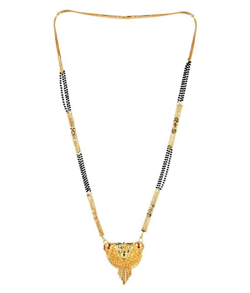 Shankhraj Mall Gold Plated Letest & Designer Mangalsutra For Women-100280