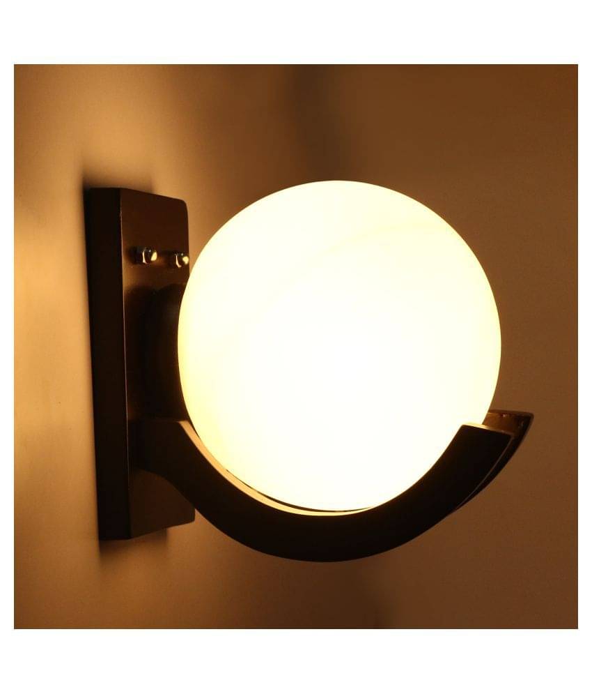     			Somil Glob Wall Lamp Night Lamp White - Pack of 1