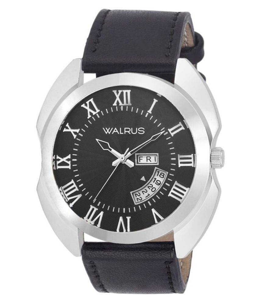     			Walrus Invictus  PU Analog Men's Watch