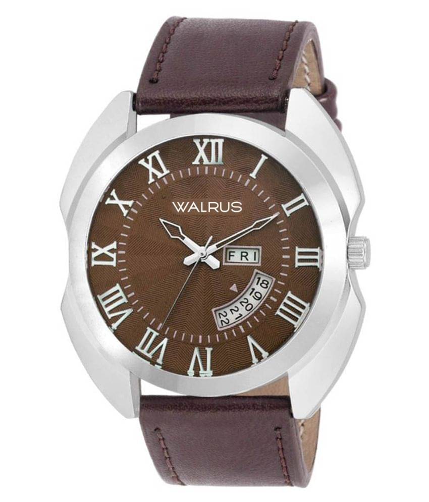     			Walrus Invictus  PU Analog Men's Watch