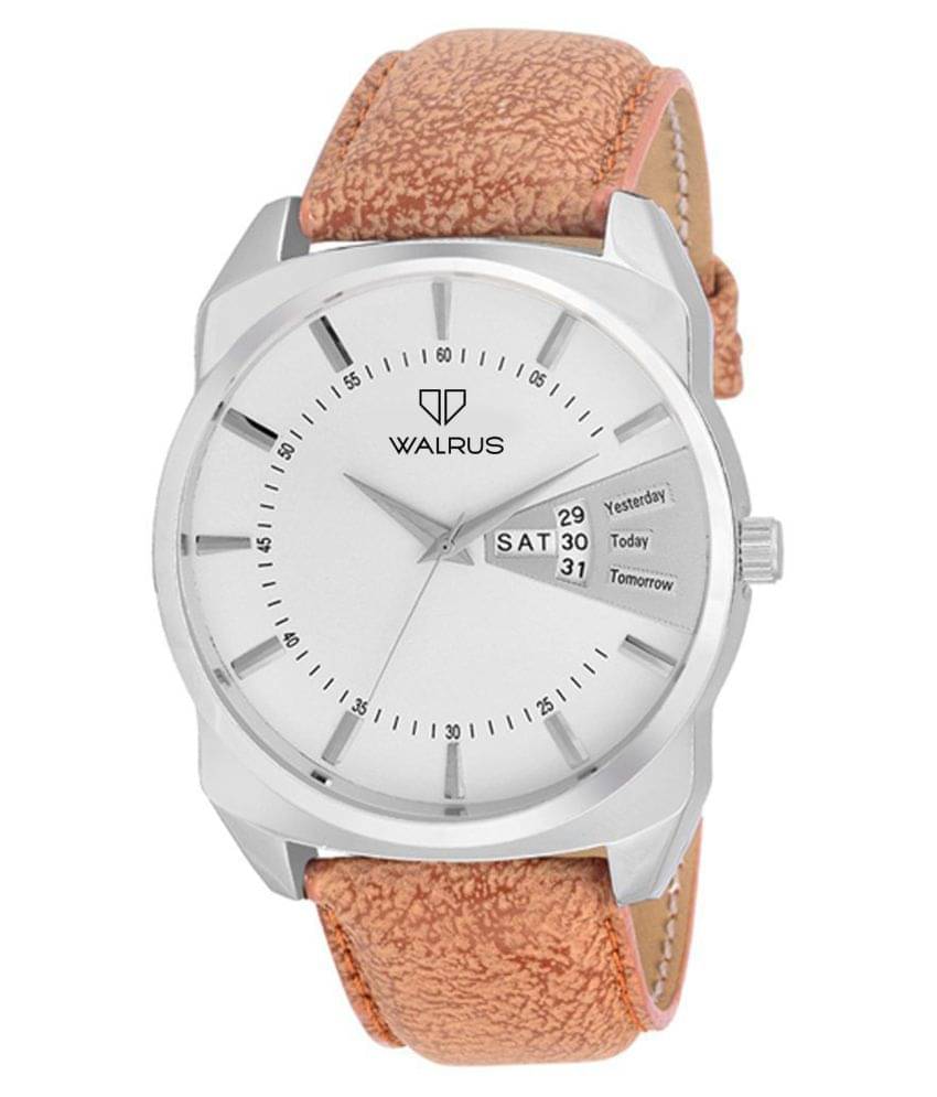     			Walrus Invictus  PU Analog Men's Watch