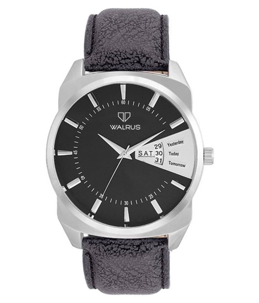     			Walrus Invictus  PU Analog Men's Watch