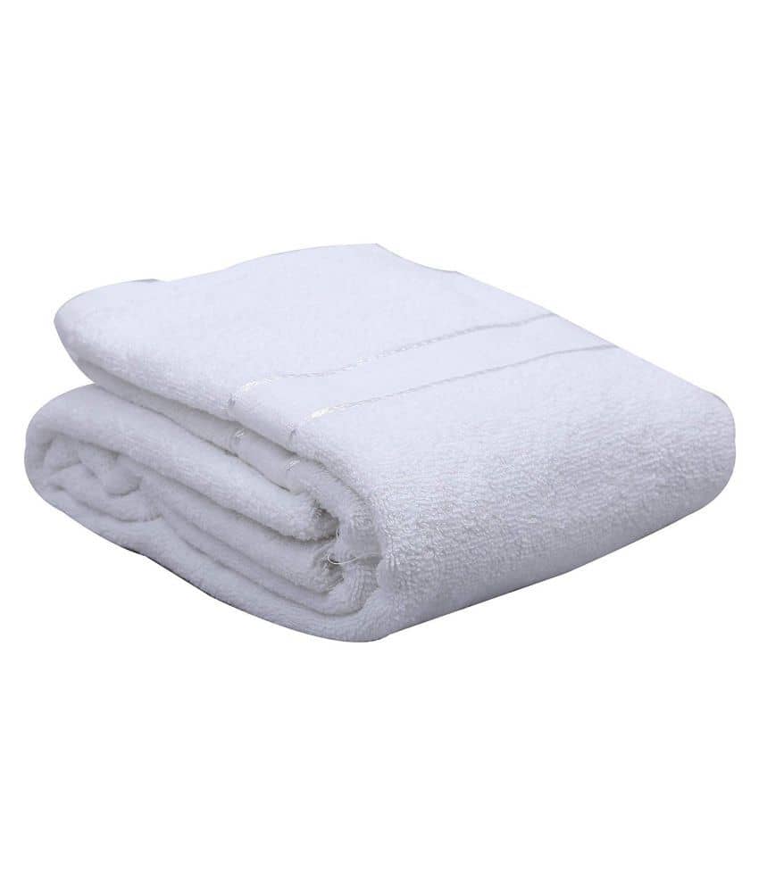 Dream Decor Single Cotton Bath Towel White - Towels | Buy online on ZillyBuy