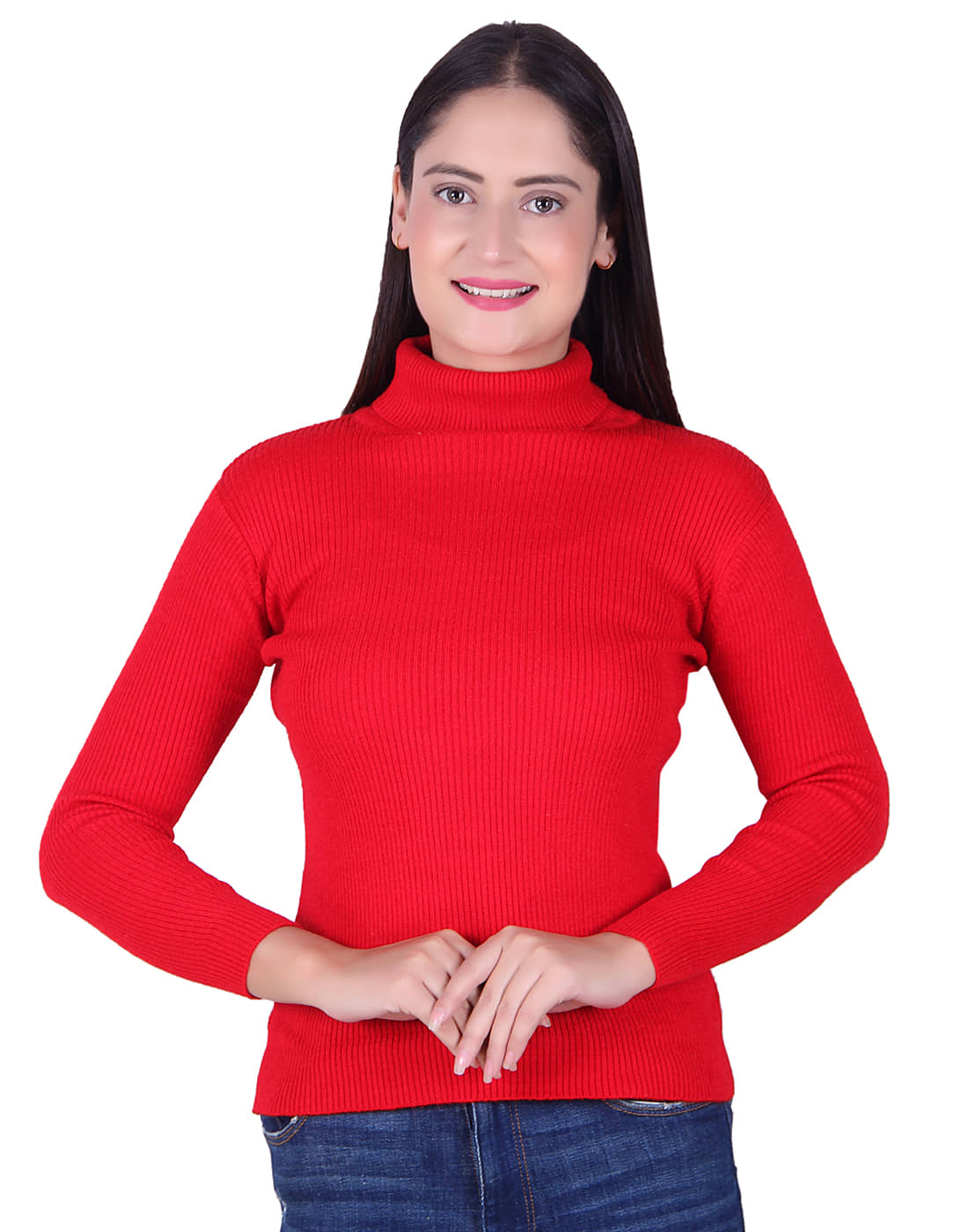 Ogarti Acrylic Red Pullovers