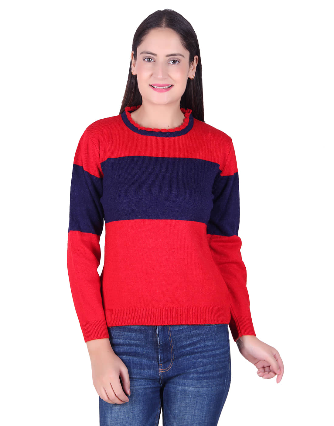 Ogarti Acrylic Red Pullovers