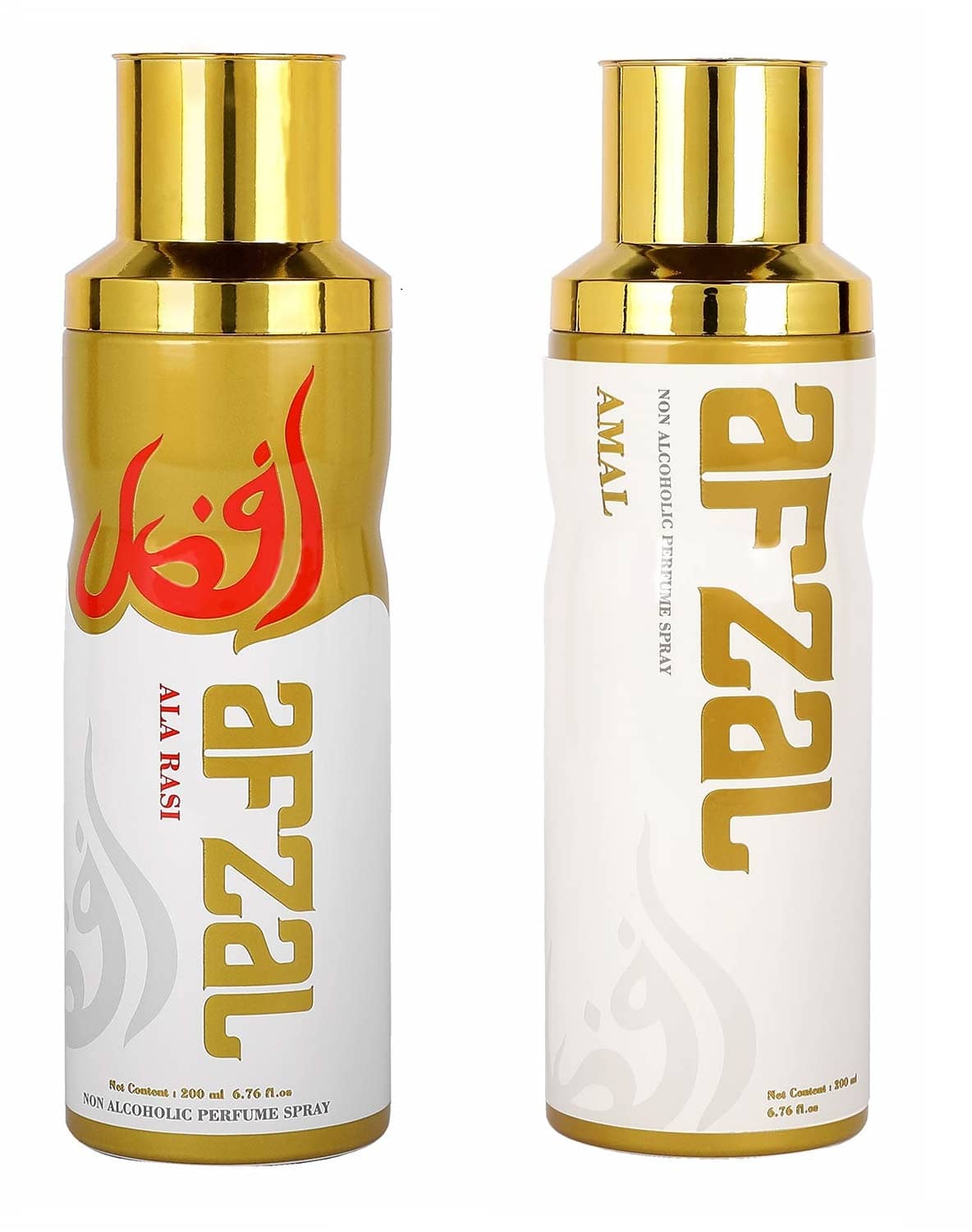 AFZAL Premium Combos Deodorants Ala-Rasi and Amal Pack of 2 - 200ml each