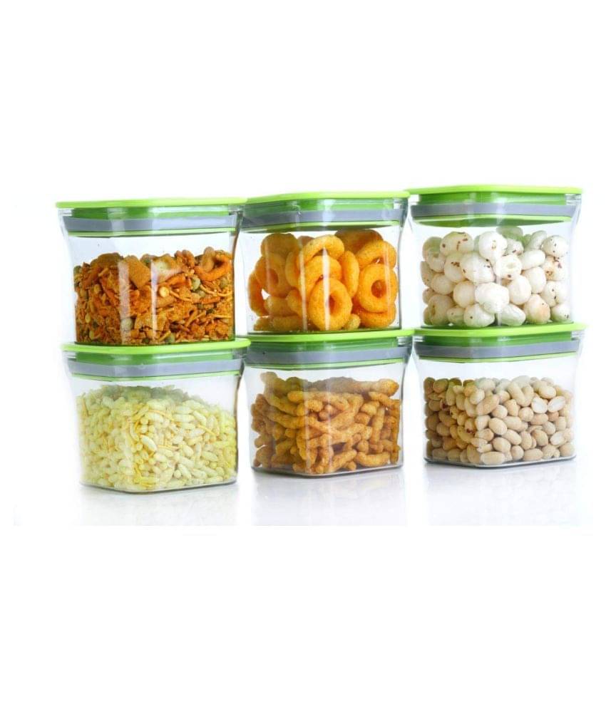 Analog kitchenware Pasta,Grocery,Dal Polyproplene Food Container Set of 6 550 mL Analog kitchenware Pasta,Grocery,Dal Polyproplene Food Container Set of 6 550 mL