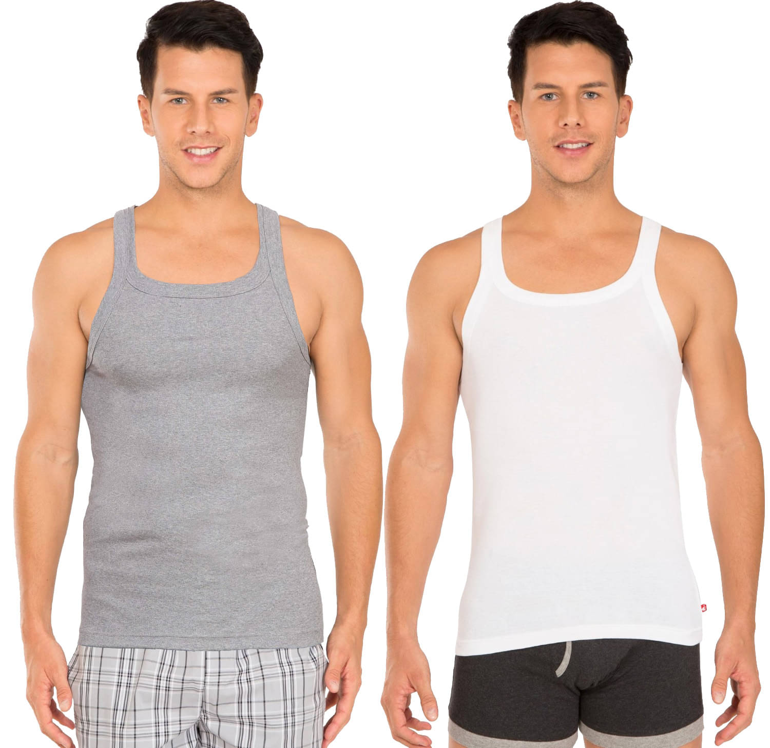 Jockey Multi Sleeveless Vests Pack of 2 Jockey Multi Sleeveless Vests Pack of 2