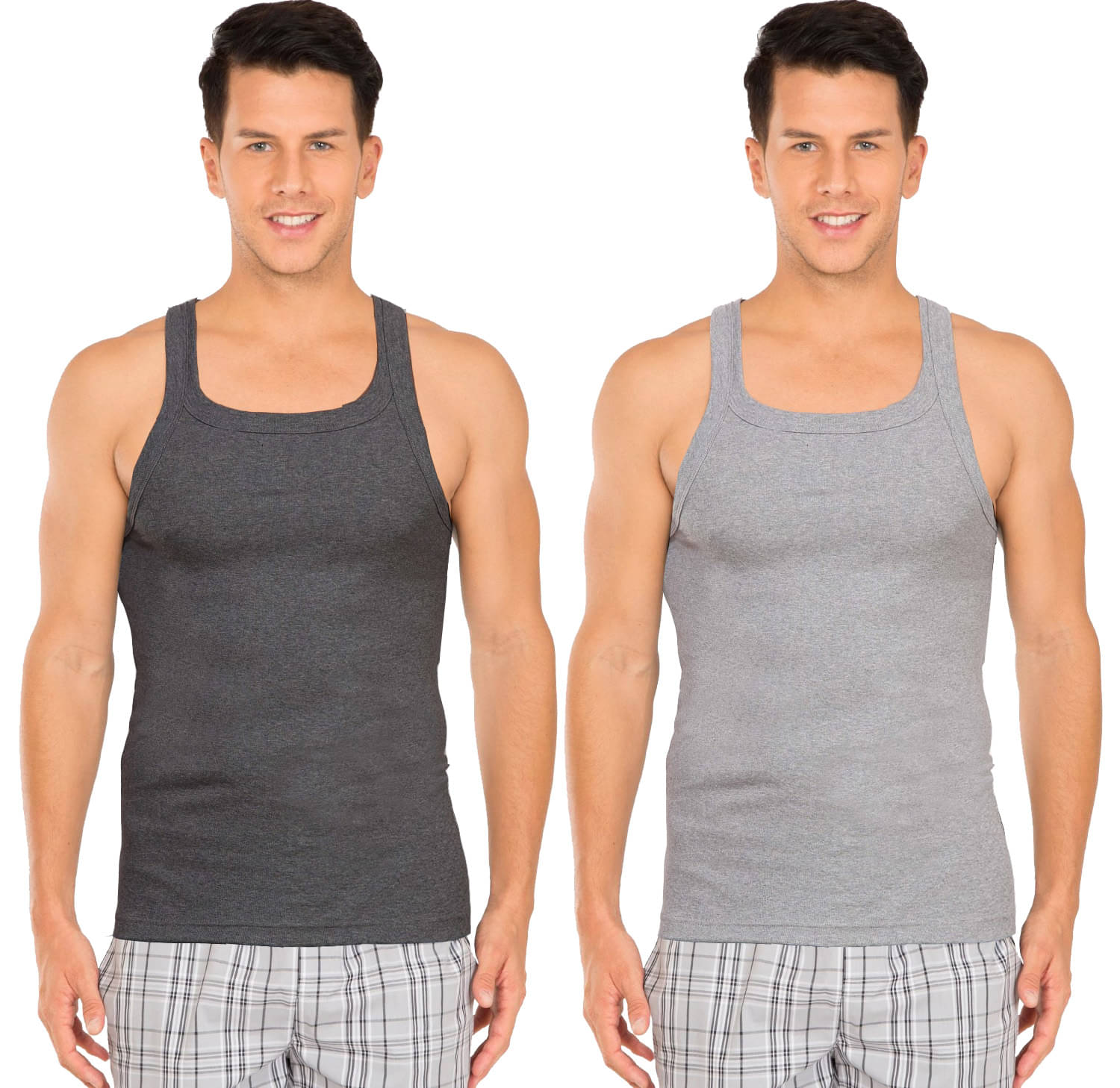 Jockey Multi Sleeveless Vests Pack of 2 Jockey Multi Sleeveless Vests Pack of 2