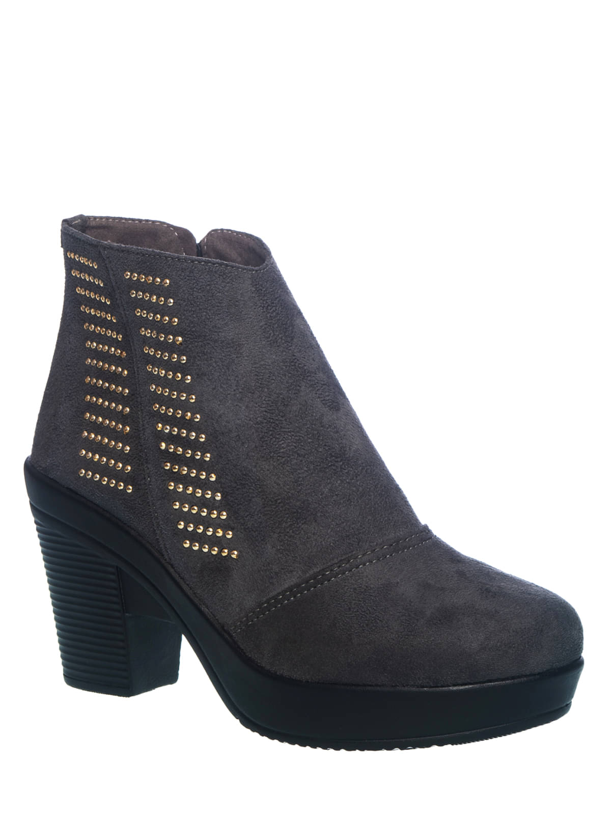     			KHADIM Gray Ankle Length Casual Boots