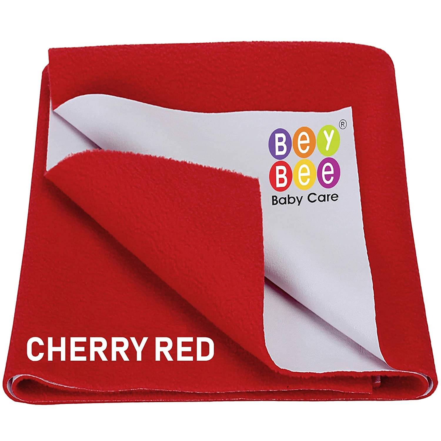     			BeyBee Bed Protector Sheet (Medium (100cm X 70cm), Red)