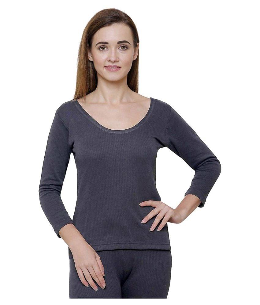    			Bodycare Insider Cotton Topwear - Grey