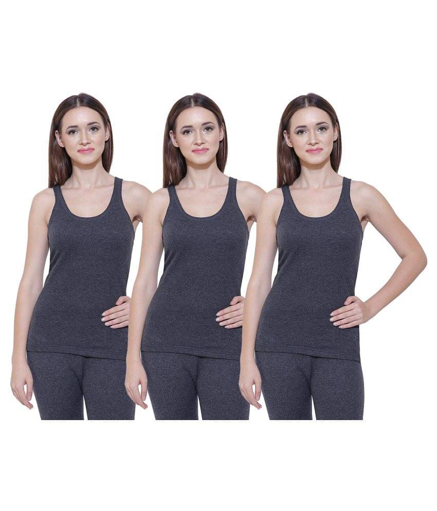     			Bodycare Insider Cotton Topwear - Grey