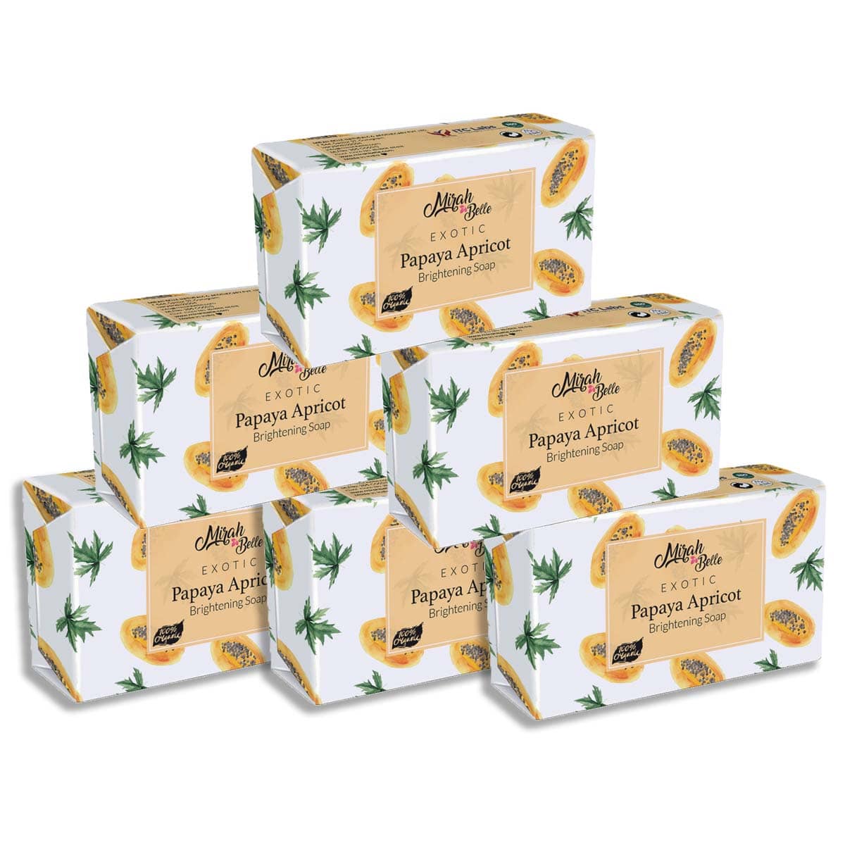 Mirah Belle - Freshness Soap for All Skin Type (Pack of 6)