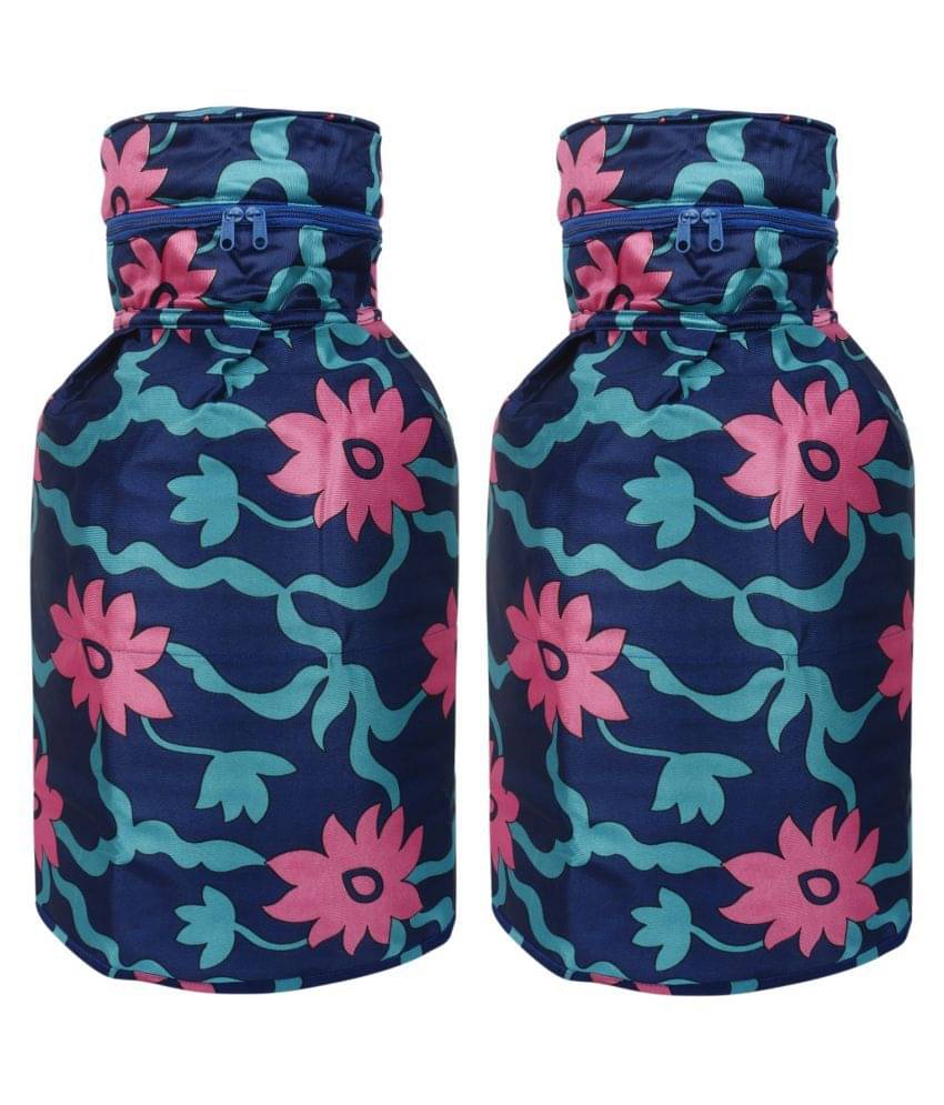 E-Retailer Set of 2 Polyester Pink Cylinder Cover E-Retailer Set of 2 Polyester Pink Cylinder Cover