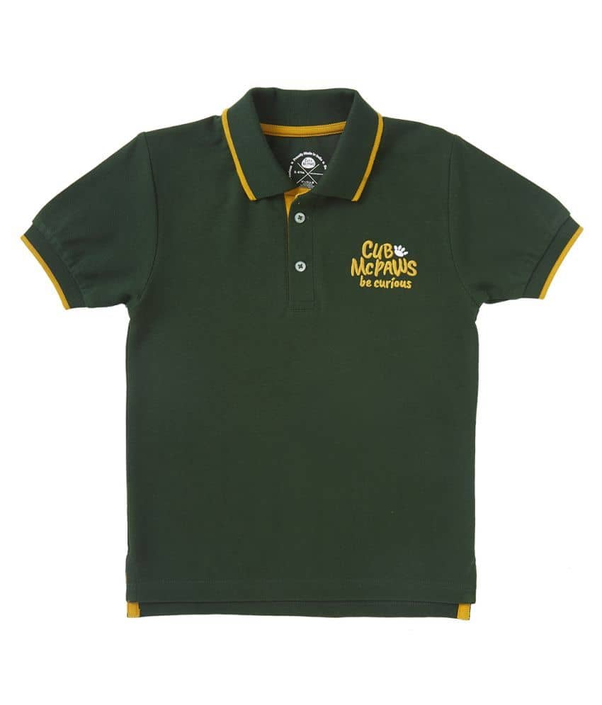 Cub Mcpaws Pack of 1 Boys Cotton T-Shirt ( Green )