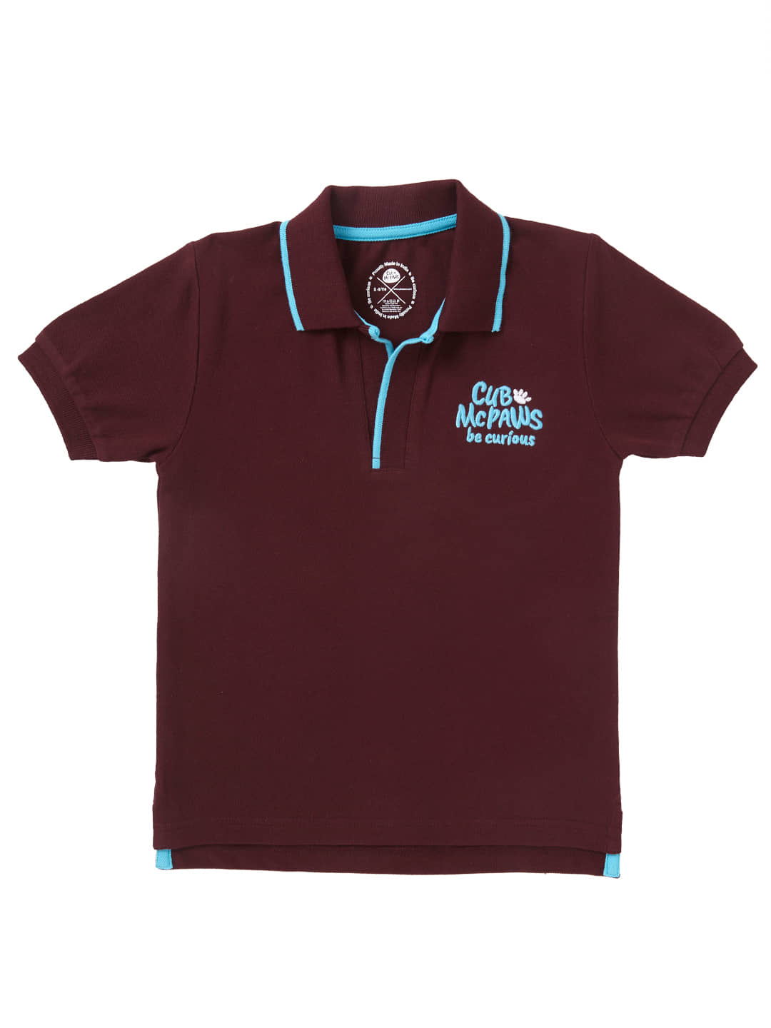 Cub Mcpaws Pack of 1 Boys Cotton T-Shirt ( Maroon )