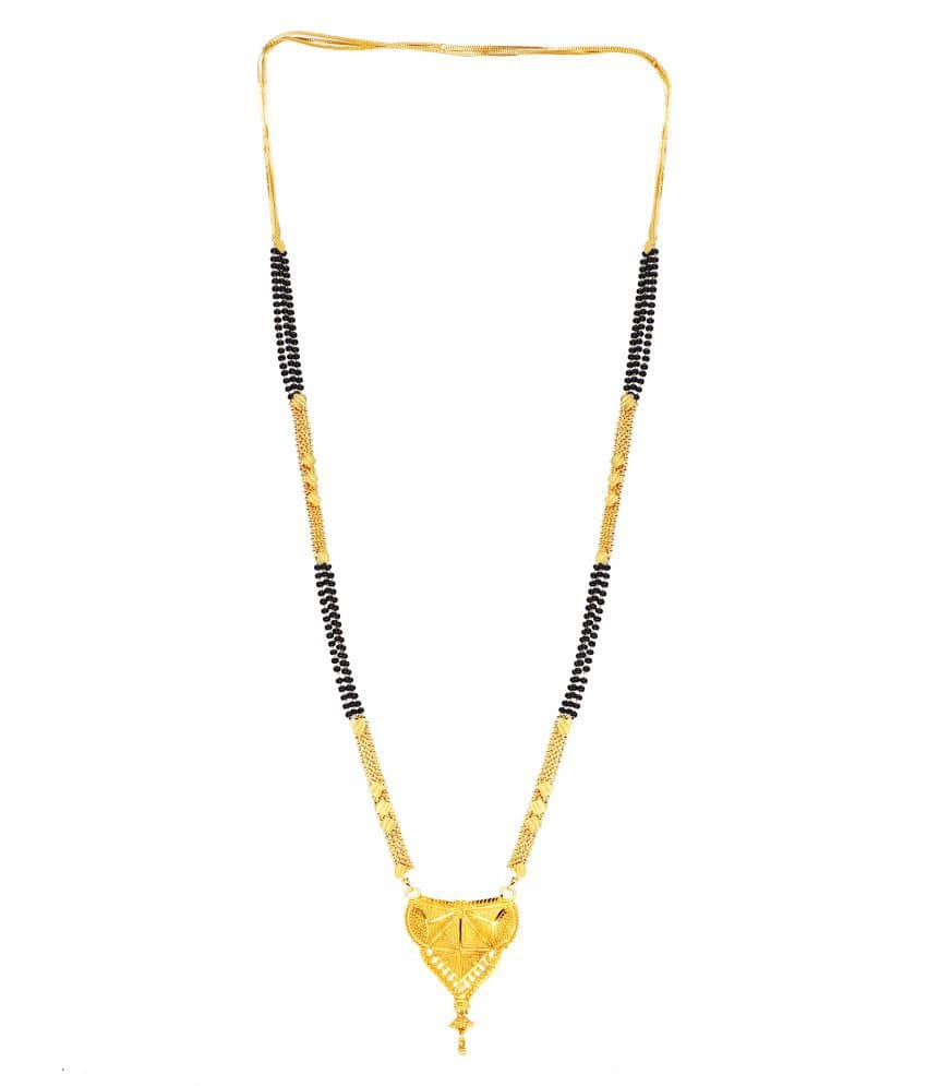 Shankhraj Mall Gold Plated Letest & Designer Mangalsutra For Women-100236