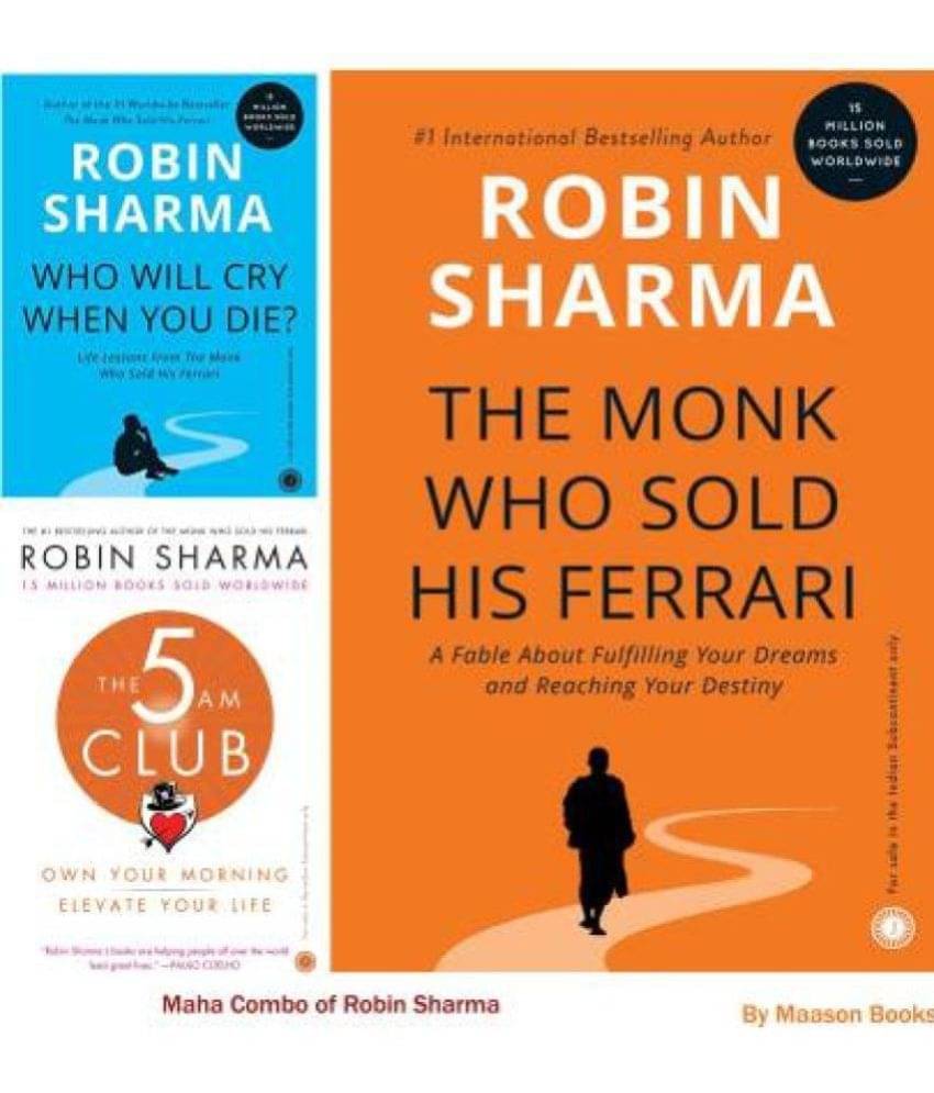     			The Monk Who Sold His Ferrari + 5 Am Club + Who Will Cry When You Die? (Paperback, Generic)