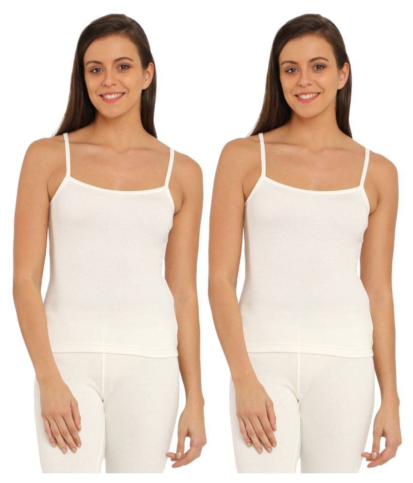 Jockey Cotton Topwear - White Jockey Cotton Topwear - White