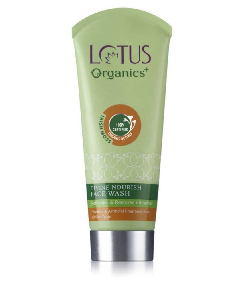 Lotus Organics+ Divine Nourish Face Wash , For Skin Nourishment & Hydration , Sulphate Free , 100Ml Lotus Organics+ Divine Nourish Face Wash , For Skin Nourishment & Hydration , Sulphate Free , 100Ml