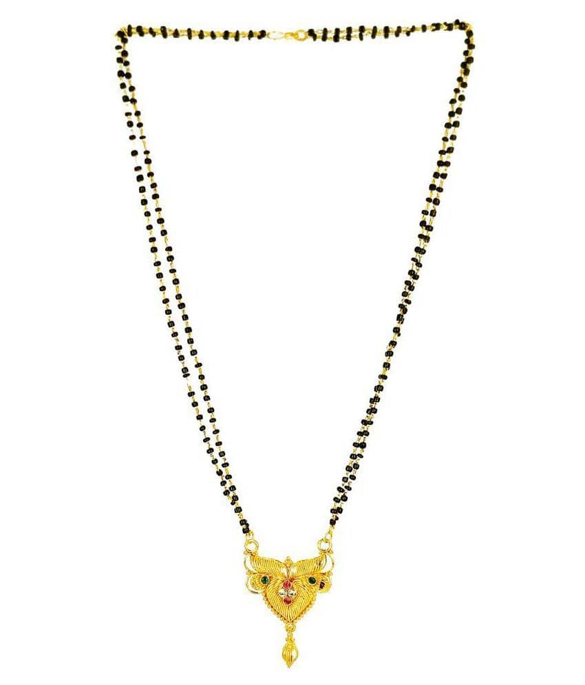 Shankhraj Mall Gold Plated Letest & Designer Mangalsutra For Women-100290