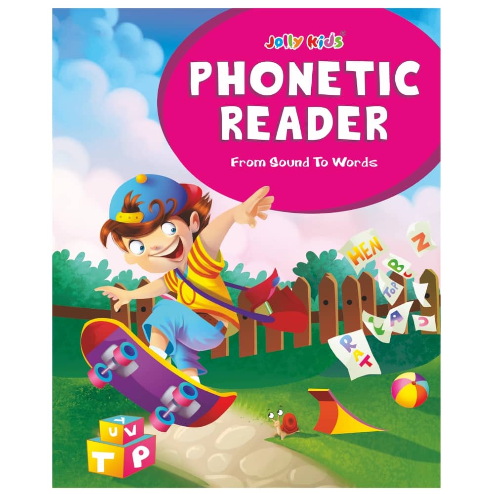 Jolly Kids Phonetic Readers from Sound to Words Book for Kids Ages 3-7 Years| Vowel & Consonants Sound | Sight Words | Learning the Letter Sound | Compound Words | Homophones | Homonyms | Phonic Book