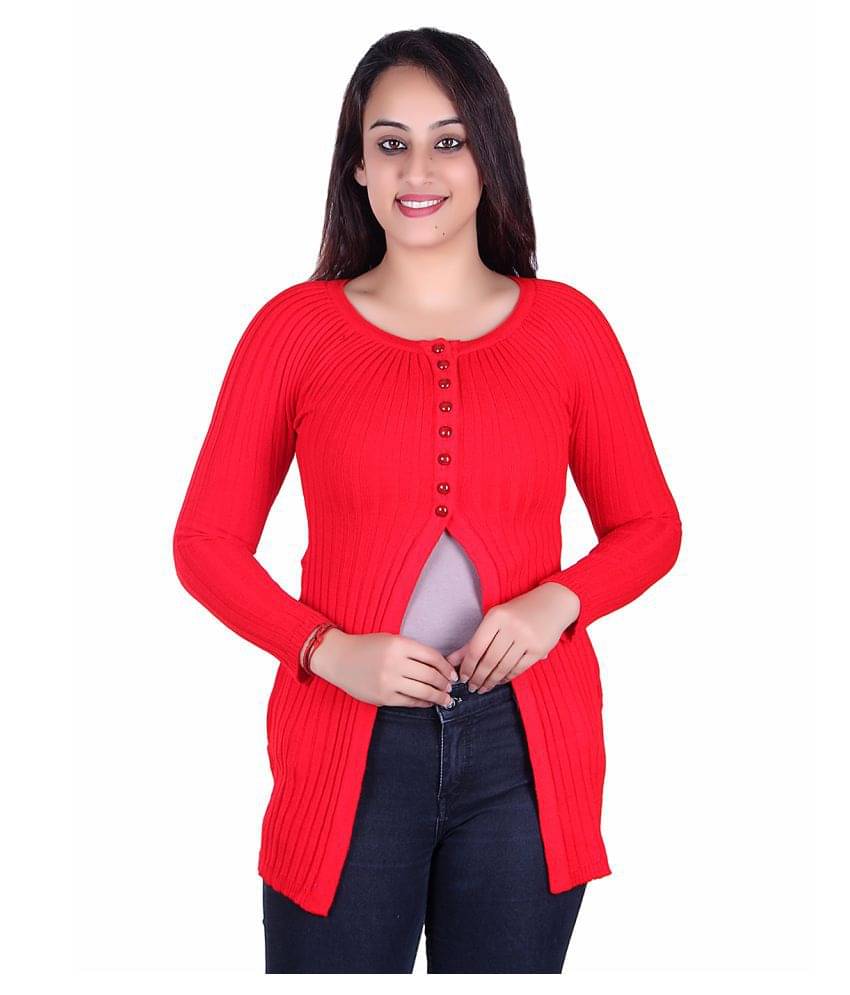 Ogarti Acrylic Shrugs - Red     			Ogarti Acrylic Shrugs - Red
