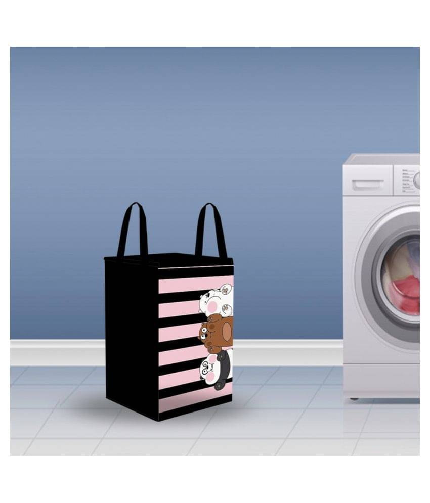     			PrettyKrafts Fabric Laundry Bag