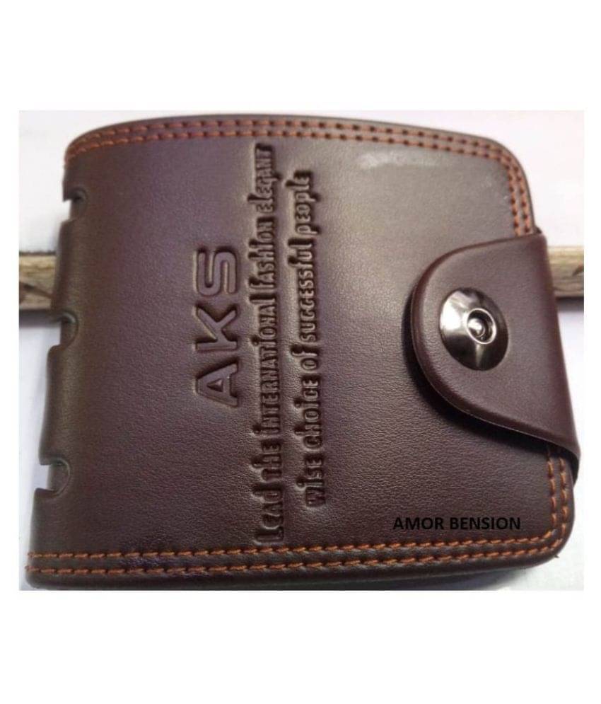     			BMW Wallet PU Brown Casual Regular Wallet